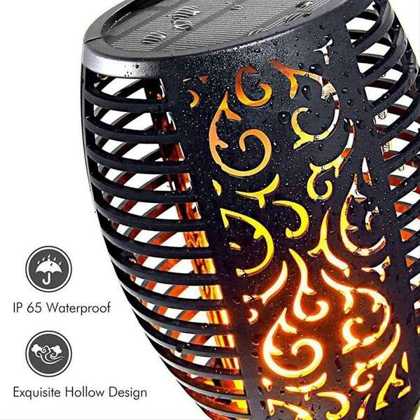 FA-6018 Solar Powered Garden Flame LED Light