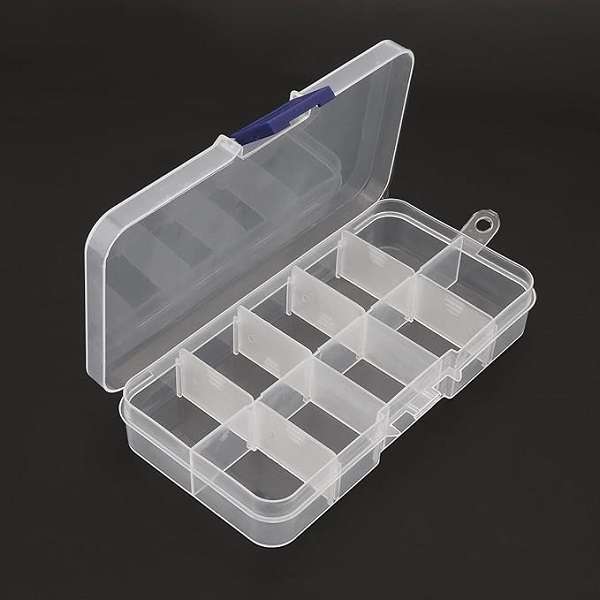 JG20375667 Compartment Storage Box With Adjustable Divider