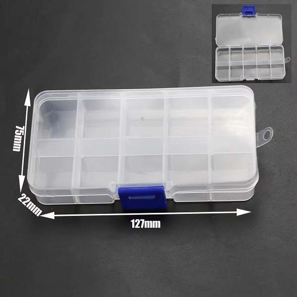JG20375667 Compartment Storage Box With Adjustable Divider