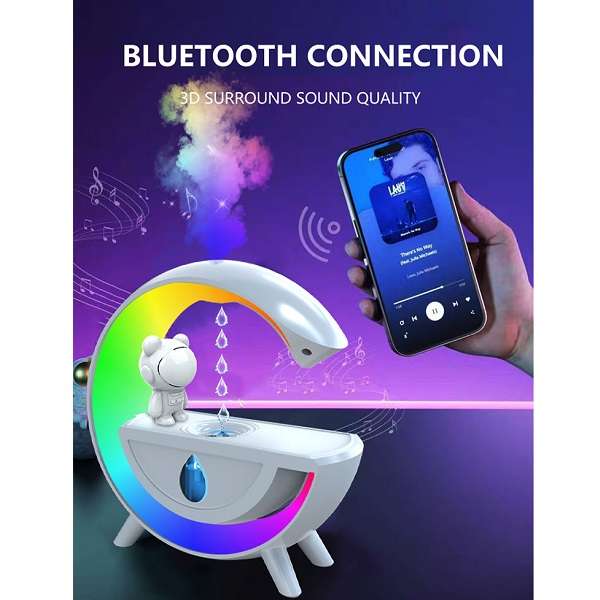 Aerbes AB-JS03 5W Bluetooth Speaker Anti Gravity Humidifier Nightlight