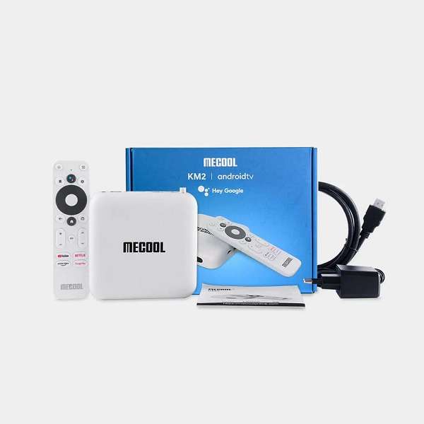 Mecool KM2 4K Ultra Android TV Box With Remote 2GB + 8GB