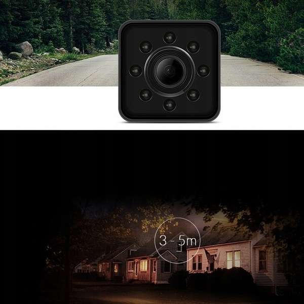 SQ13 Mini DV Rechargeable Camera Full HD 1080P, With 8 IR And Waterproof Case