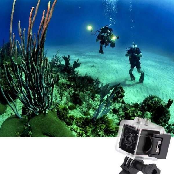 SQ13 Mini DV Rechargeable Camera Full HD 1080P, With 8 IR And Waterproof Case