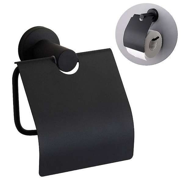JG20375685 Toilet Paper Roll Holder with Black Cover