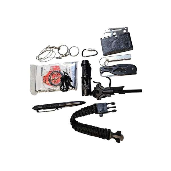 Super Electronics SE-Z174 12 in One Survival  Emergency Kit