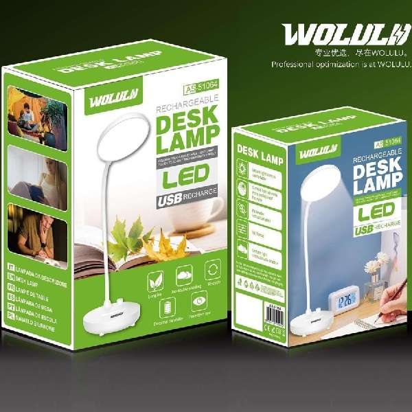 Wolulu AS-51064 Rechargeable LED Desk Lamp