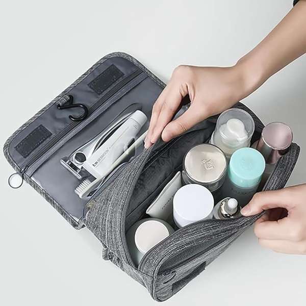 Xufu JG20375681 Hanging Travel Toiletry Bag with Hook