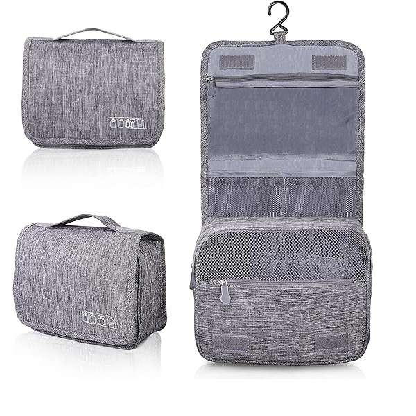 Xufu JG20375681 Hanging Travel Toiletry Bag with Hook
