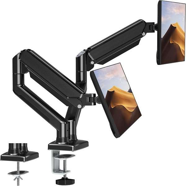 F160 17" to 32" Dual Monitor Desk Mount