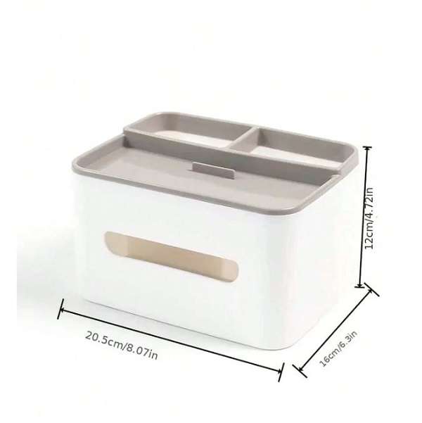 JG20375691 Tissue Paper Box With Phone Holder For Home Office