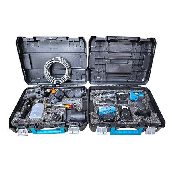 JG20375538 Cordless Drill And Pressure Washer Set With 2×48V Batteries