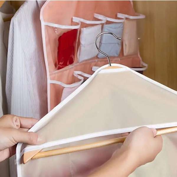 JG20375695 16 Grids Multi-purpose Wall  Hanging Organizer