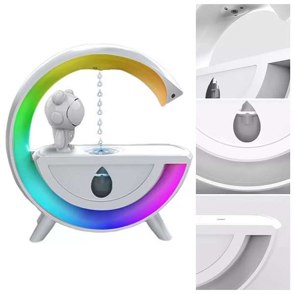 Aerbes AB-JS03 5W Bluetooth Speaker Anti Gravity Humidifier Nightlight