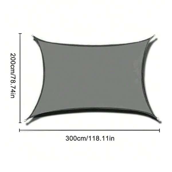 Xufu JG20375686 Rectangle Sunshade Canopy 2m x 3M
