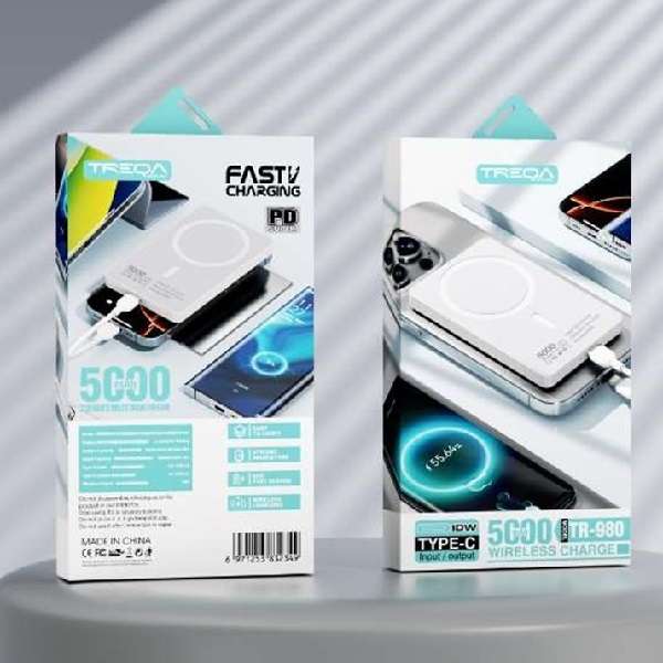 Treqa TR-980 10W 5000mAh Wireless Power Bank