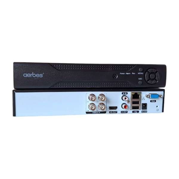 Aerbes AB-C240-1 4 Channel DVR/AHD Recorder 1080P, Topscloud App Remote View, IOS And Android