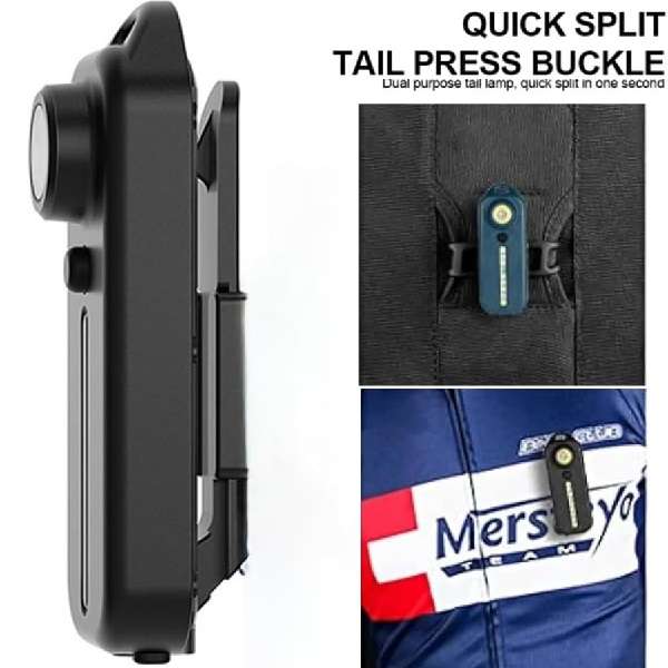 W677 Strip Rechargeable Bicycle Front And Warning Light