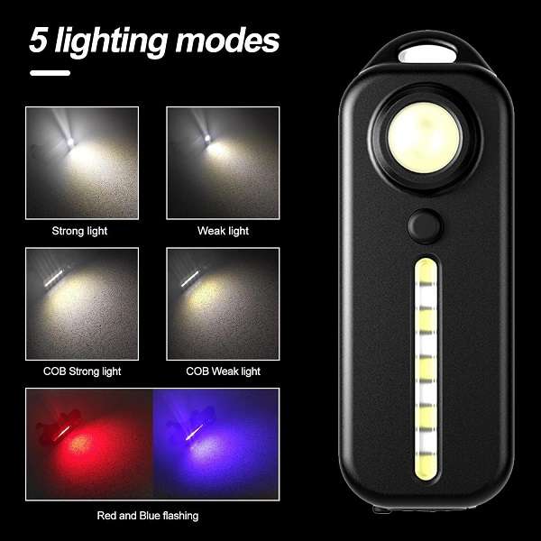 W677 Strip Rechargeable Bicycle Front And Warning Light
