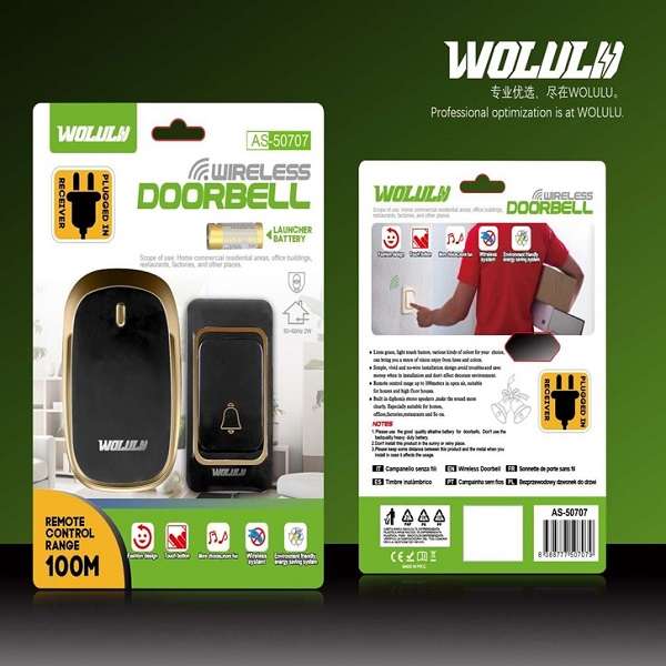 Wolulu AS-50707 Wireless Doorbell