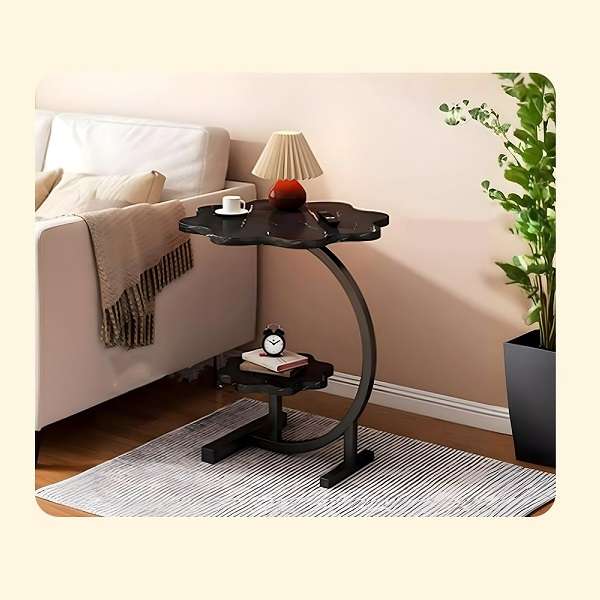 JG20375679 2-Tier Modern Retro Side Table Height 67cm
