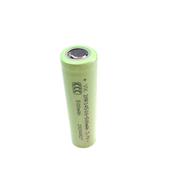 MR14500-Flat Head 14500 Flat Head 3.7V Rechareable Battery 500mah