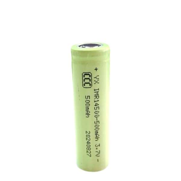 MR14500-Flat Head 14500 Flat Head 3.7V Rechareable Battery 500mah
