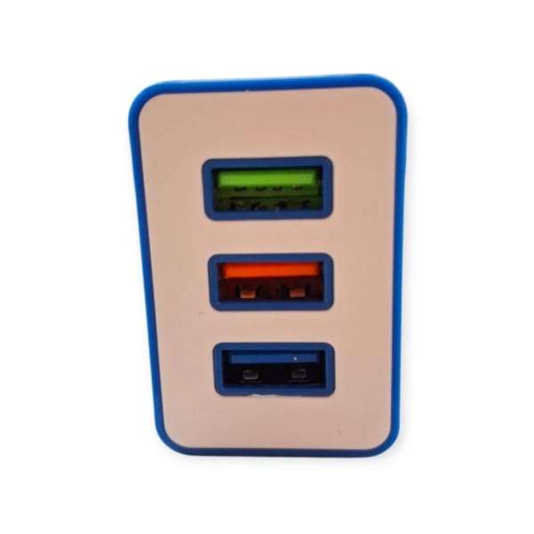GQ-176 Smart 4.1A 3 Port Charger With Micro USB 1M Cable
