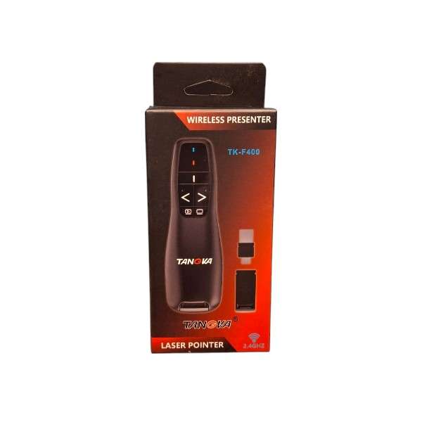 Tangka TK-F400 2.4ghz 2-in-1 USB Type C Battery Operated Laser Presenter