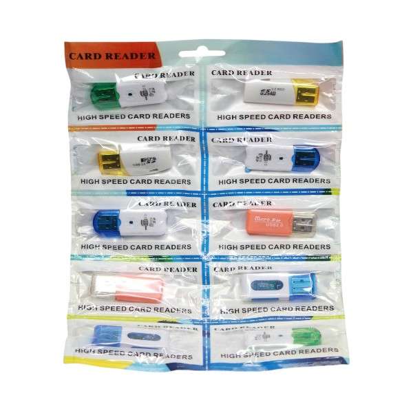 Micro USB 2.0 Card Reader Pack Of 10