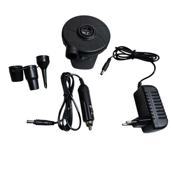 WOLULU AS-50964 Electric Air Pump Portable Inflator Deflator for Bed Mattress, Bicycle And Balloons