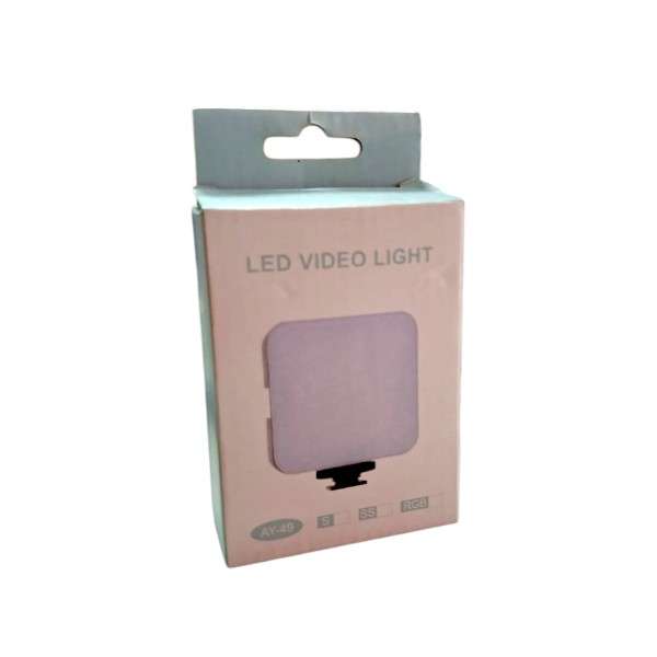 AY-49S Rechargeable And Battery Operated 3 Colour And 7 Mode LED Fill Light