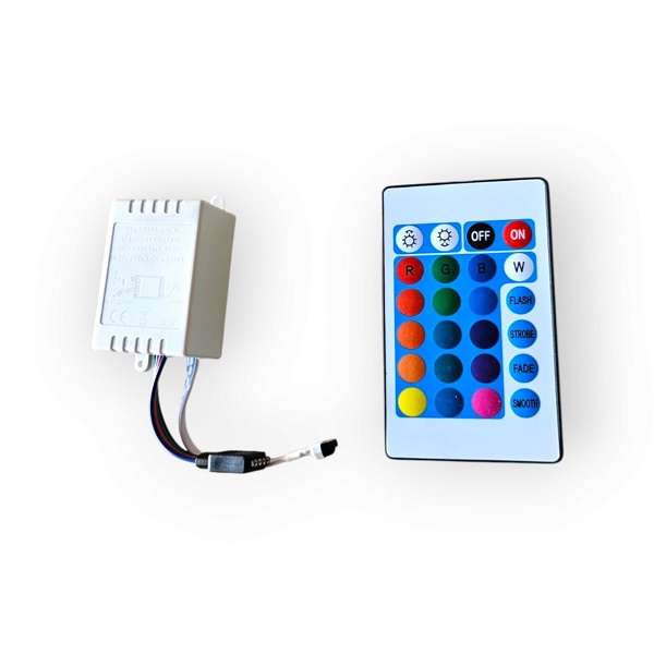 RGBW LED Controller 16 Mode Colors And Multi-Effects For Parties And Home