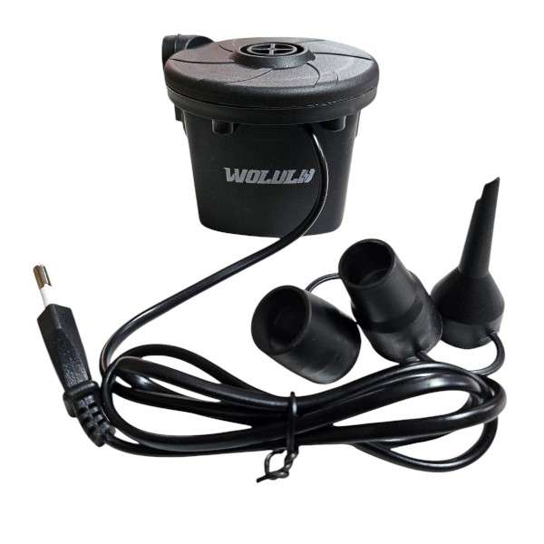 Wolulu AS-50962 Two Way Electric Air Pump For Air Mattress, Balloons And Bicycle