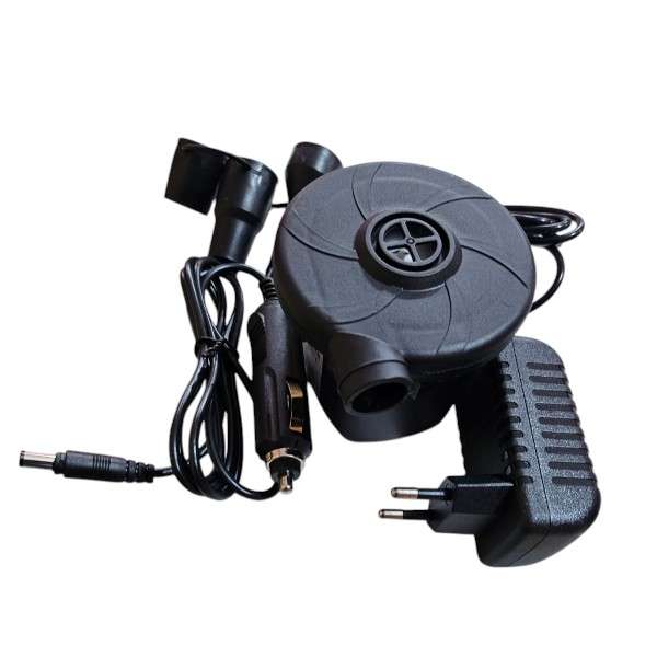 WOLULU AS-50964 Electric Air Pump Portable Inflator Deflator for Bed Mattress, Bicycle And Balloons