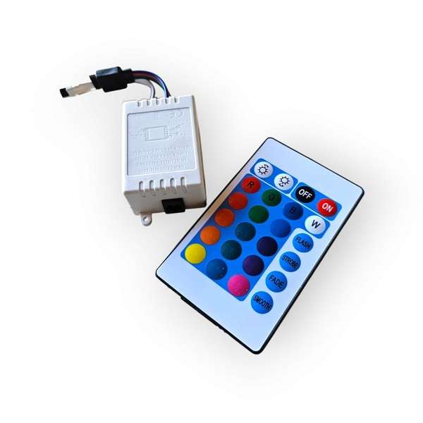 RGBW LED Controller 16 Mode Colors And Multi-Effects For Parties And Home