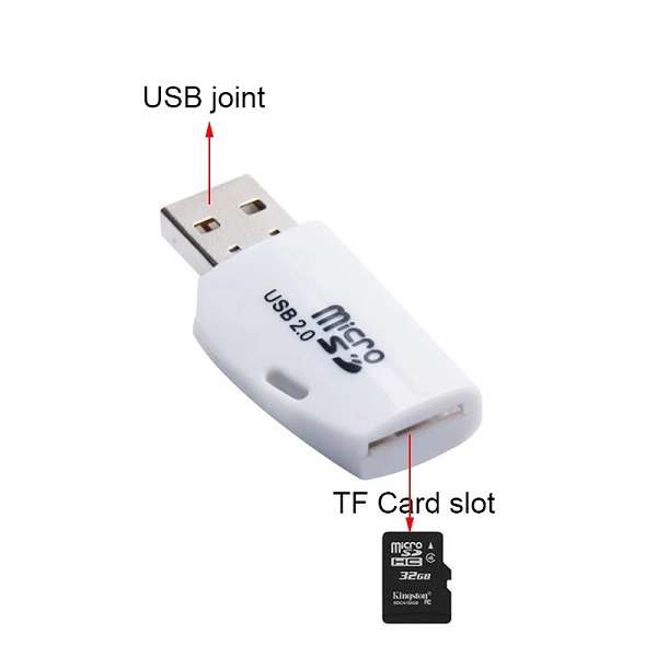 Micro USB 2.0 Card Reader Pack Of 10