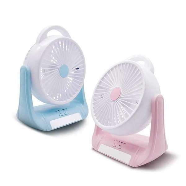 Aerbes AB-J137 Portable Multi-level Control Desktop LED Light Fan