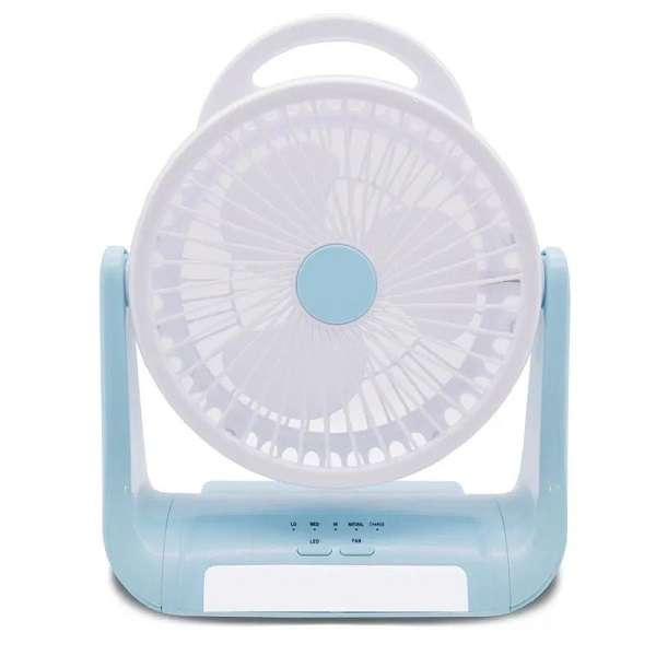 Aerbes AB-J137 Portable Multi-level Control Desktop LED Light Fan