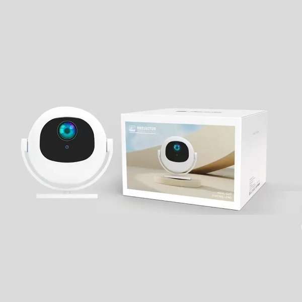 360° Rotation LED Source Smart Projector With HDMI, USB, 3.5mm Slots