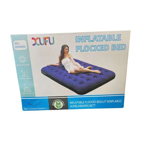 Xufu XF000023 Inflatable Flocked Air Mattress