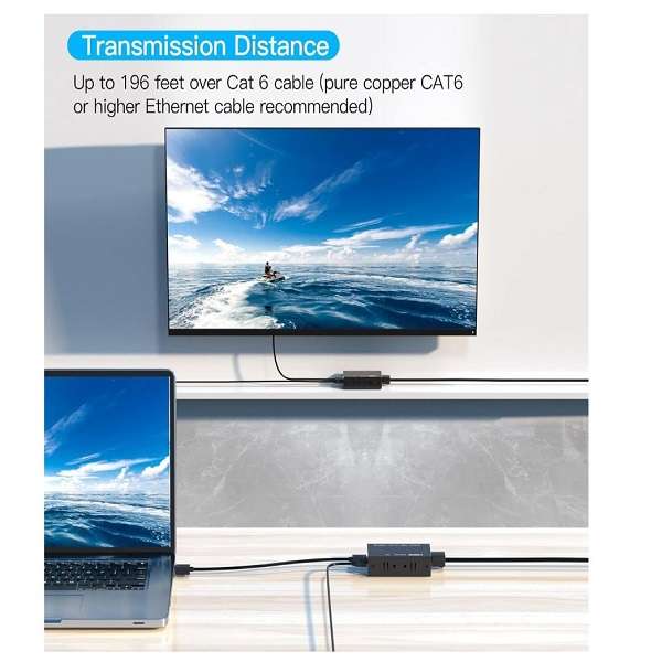 Tangka  TK-H129 HDMI Over Ethernet Extender 60M