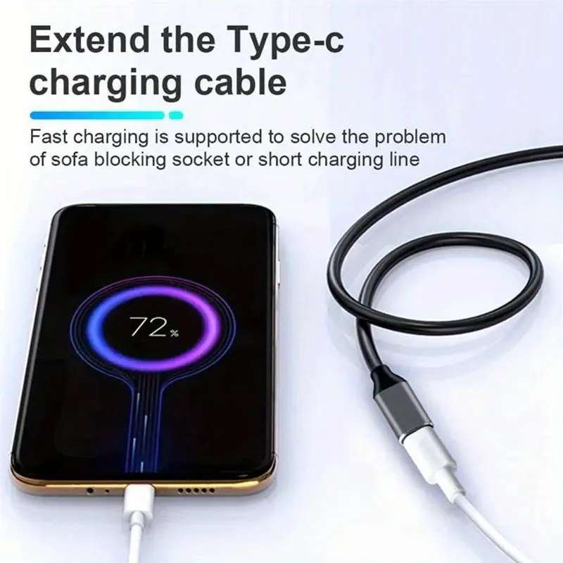 SE-L95 Type C Male To Female Extension Cable 1.5M