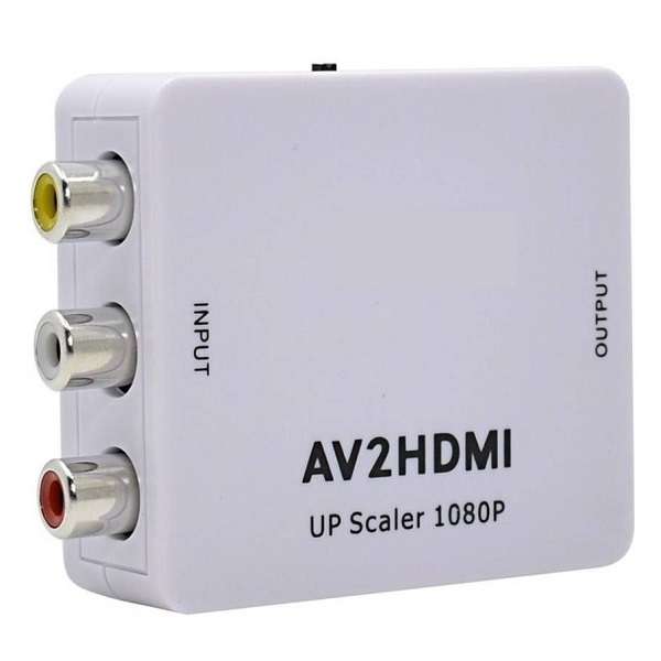 Tangka TK-H125 AV To HDMI Converter Adapter With Power Port 1080P