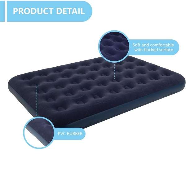 Xufu XF000023 Inflatable Flocked Air Mattress