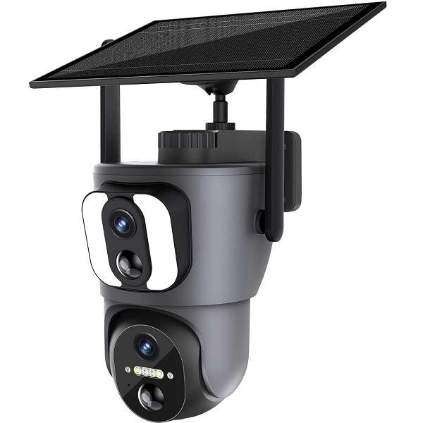 4G Dual Lens 2mp Solar Powered Camera With Full Colour Night Vision And 2-Way Audio Ubox