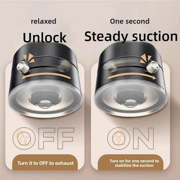 SE-TQ37 Vacuum Magnetic Foldable Suction Phone Holder