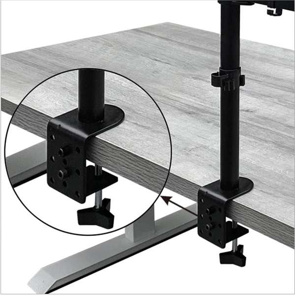 Z012 Fully Adjustable 15"-33" Dual Monitor Desk Mount