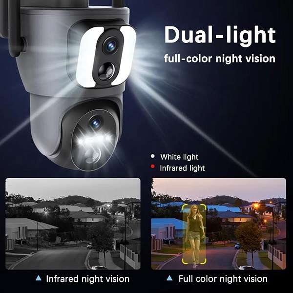 4G Dual Lens 2mp Solar Powered Camera With Full Colour Night Vision And 2-Way Audio Ubox