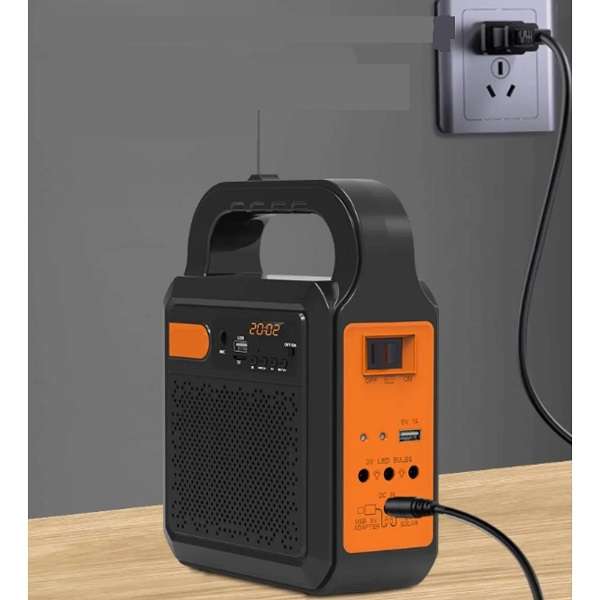 1831460 2 in 1 Bluetooth Speaker And Solar Lighting System kit with 3 Bulbs YSF-200