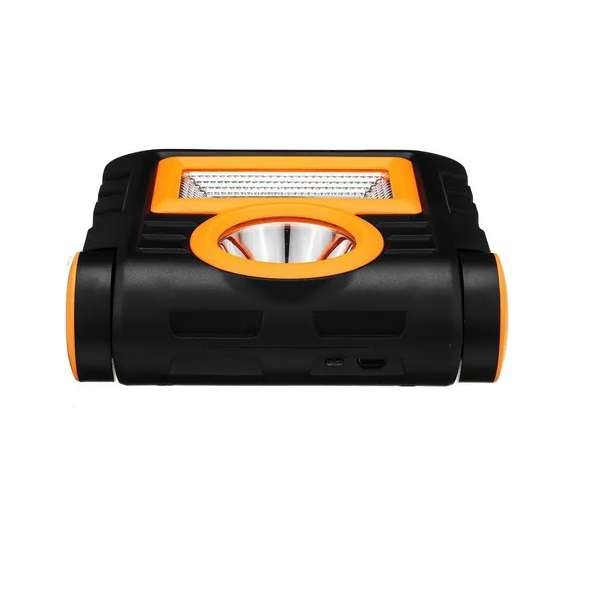 Sooya FA-609C Solar Powered Rechargeable Dual Lighting Work Lamp With Stand